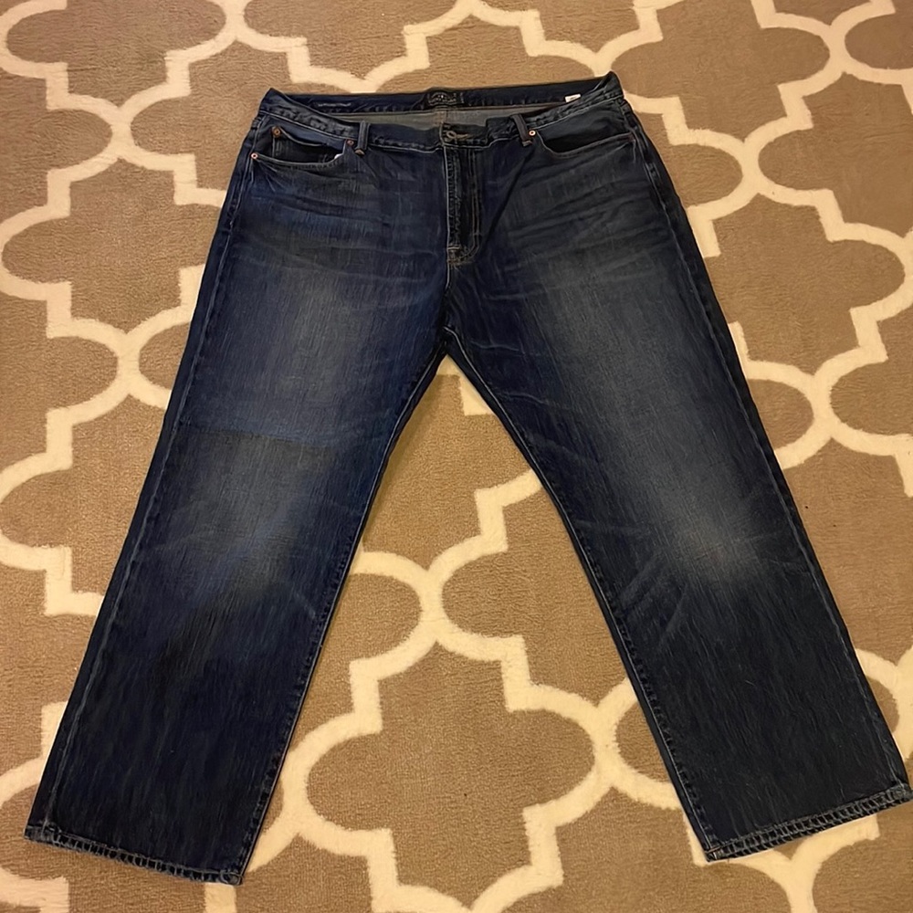 Lucky Brand 181 Relaxed Straight Blue Jeans